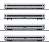PIKO 28350 - H0 - 4-tlg. Set Reisezugwagen Metropolitan; DB AG; Ep. V